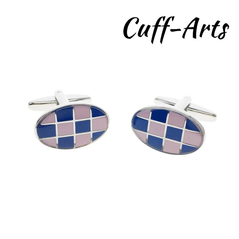 Cufflinks for Men Oval Enamel Cufflinks Mens Cuff Jewelery Mens Gifts Vintage Cufflinks by Cuffarts C10312