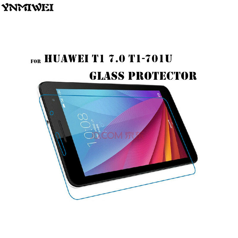 Protector de pantalla de vidrio templado para Huawei MediaPad T1 7,0 T1-701, Protector de pantalla para T1-701u, 3 unidades