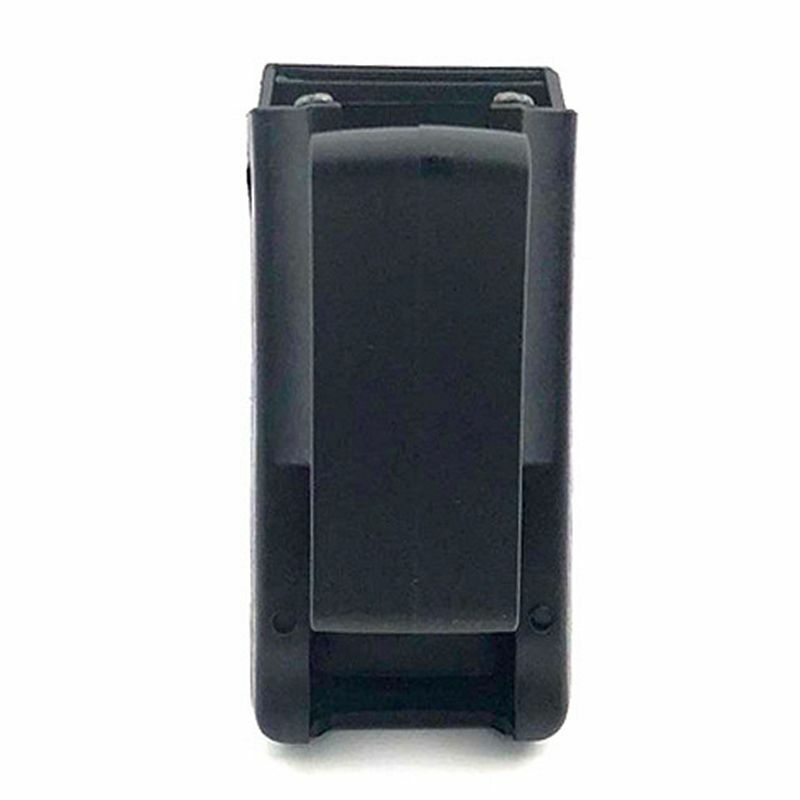 Estojo militar único de polímero, bolsa para um único pente, cinto militar, liberação rápida, único, para glock, 9mm, preto