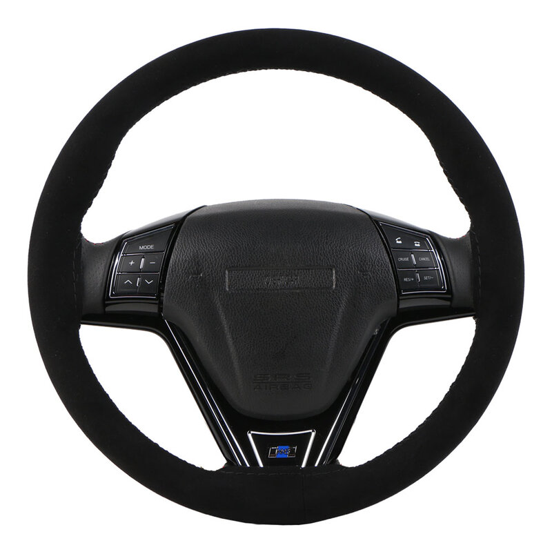 Unique New Suede Material Car Steering Wheel Cover Size 36cm/38cm/40cm For Skoda Chevrolet Ford Nissan etc.