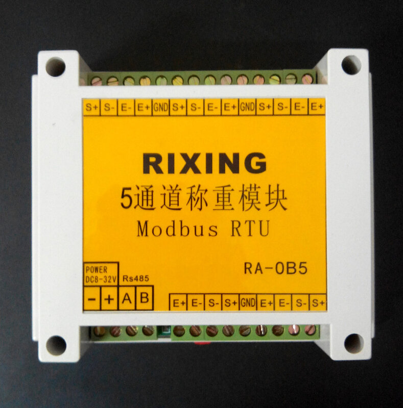 Módulo de pesagem multicanal, módulo de pesagem 485, transmissor modbus, protocolo rtu