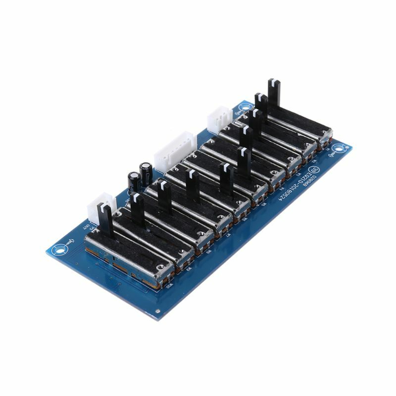 Eq equalizador placa estéreo duplo canal ajustável tone placas preamp painel frontal para amplificador