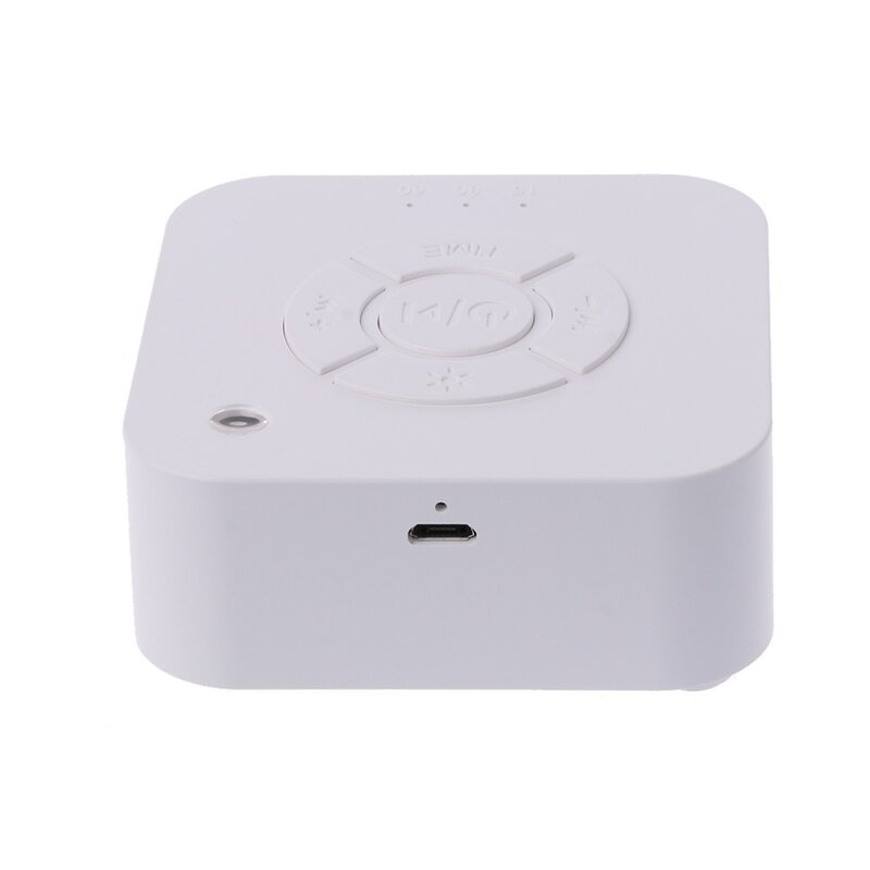Biały urządzenie ułatwiające zasypianie USB akumulator czasowy wyłączenie snu dźwięk maszyna do spania i relaksu dla dziecka dorosłych podróży biurowych