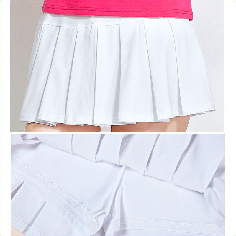 Camisa y falda de algodón para tenis de verano, vestido deportivo de dos piezas para bádminton, ropa deportiva para correr al aire libre S 5XL