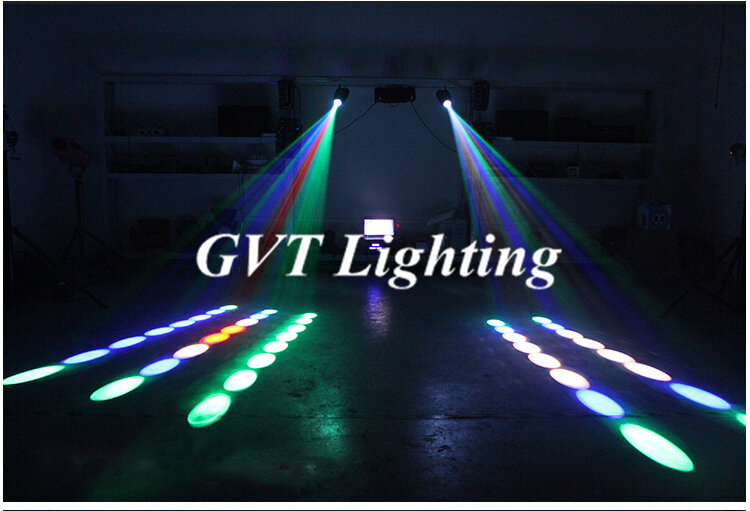 10W 64 LED RGBw Lumières Disco Éclairage D/'Effet de Scène Auto//Son Actif Dj Piste de Danse Lumières de Projection de Noël