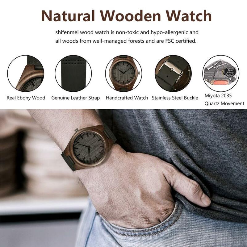 Деревянные мужские кварцевые часы Shifenmei 2020, роскошные модные часы от лучшего бренда, ультратонкие наручные часы унисекс с логотипом на зака...