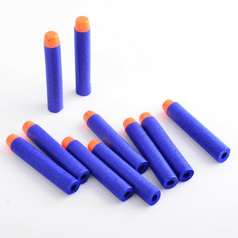 For Nerf Bullets Soft Hollow Hole Head 7.2cm Refill Darts Toy Gun Bullets for Nerf Series Blasters Xmas Kid Children Gift