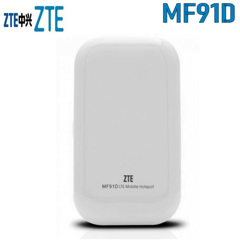 Free Shipping New Original Unlock LTE FDD 100Mbps ZTE MF91D 4G WiFi Router And 4G Mobile Hotspot