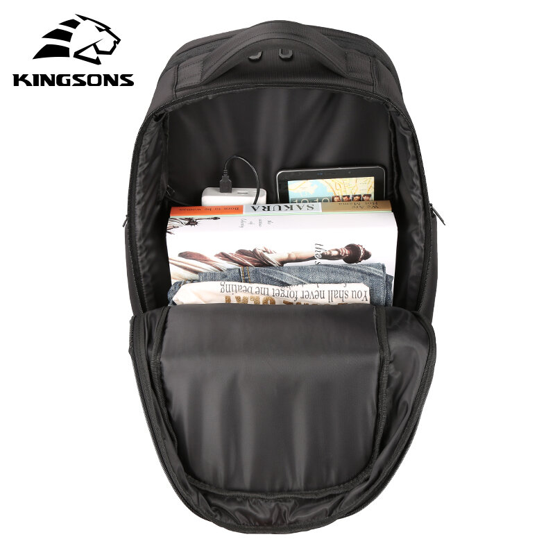 Męskie plecaki Kingsons Anti-Theft 15 ''plecak na laptopa o dużej pojemności wojskowa torba podróżna męski Casual Mochila