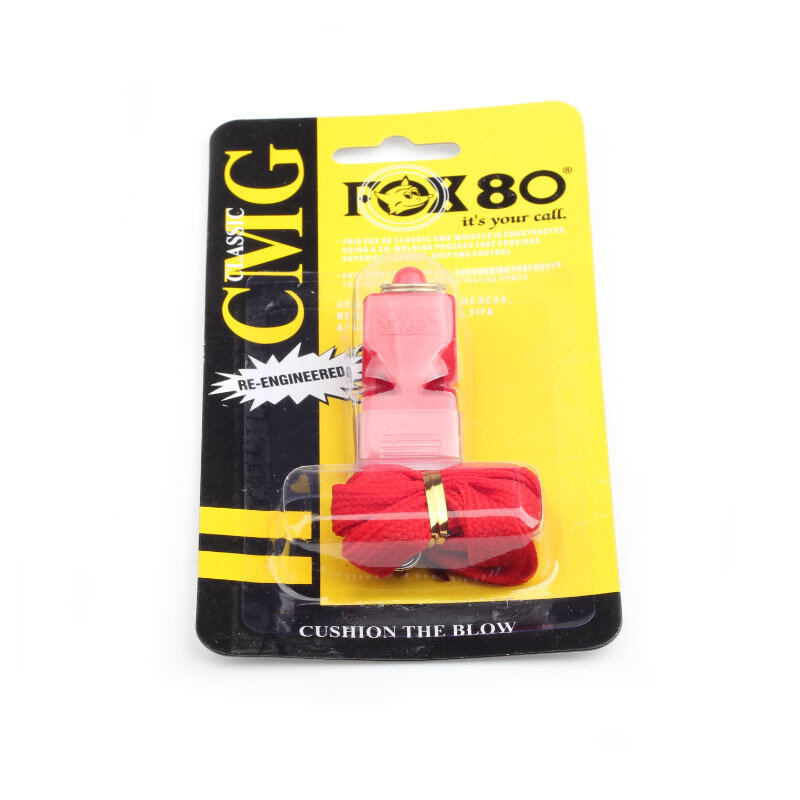 1Pcs FOX80 whistle seedless plastic whistle professional soccer referee whistle basketball referee 4 colors whistle