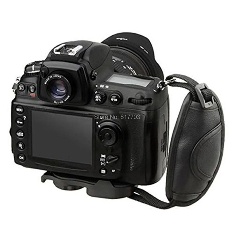 العالمي DSLR كاميرا جلدية اليد حزام قبضة لكانون 5D مارك II 650D 550D 70D لنيكون D7000 D5200 D5100 ماركة عالية الجودة