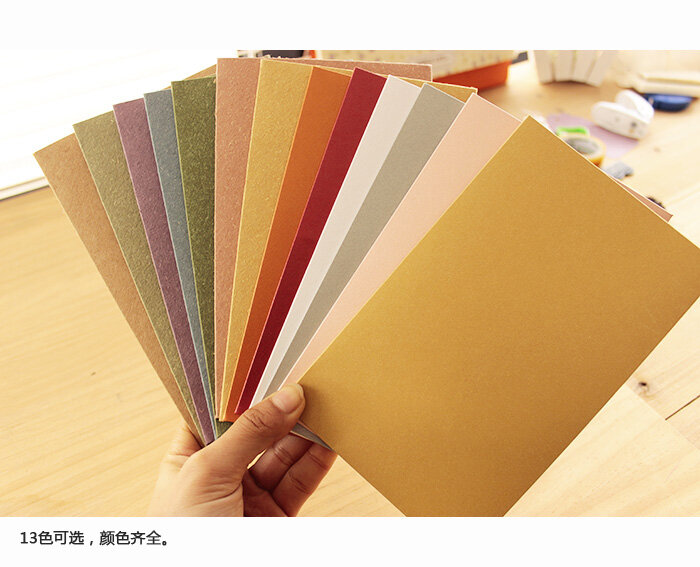 QSHOIC-sobres de papel para invitaciones, sobres de boda para bodas, 17,5x11cm(1 pulgada = 2,54 cm), 50 unids/set