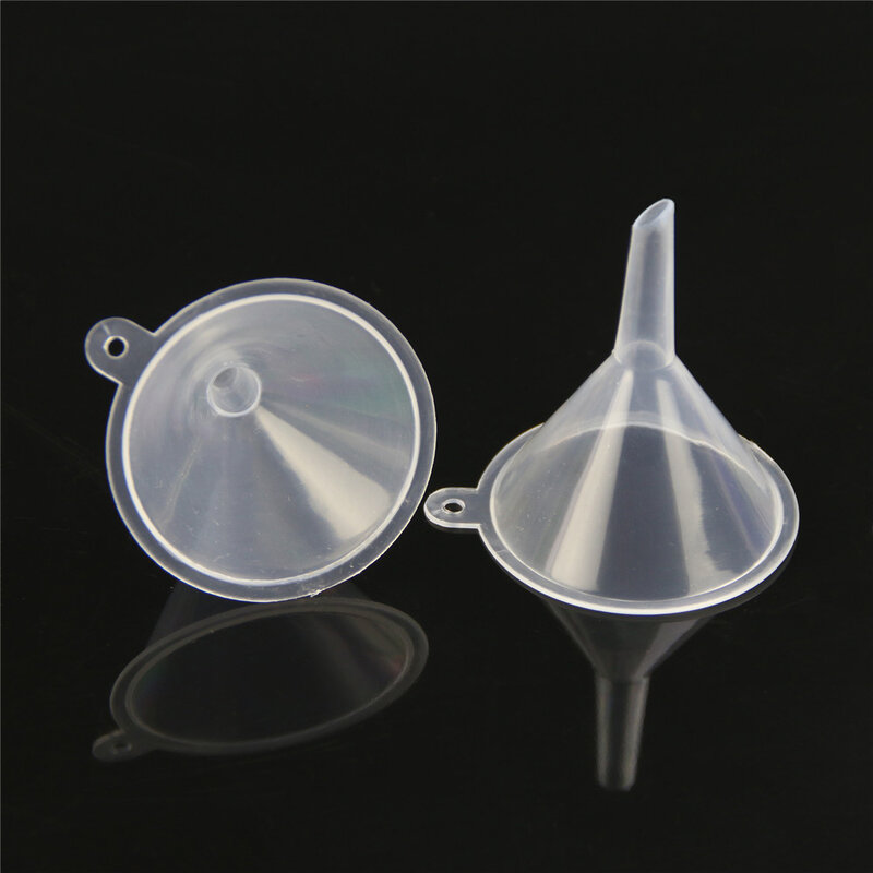10 Pcs/lot Plastic Small Funnels For Perfume Liquid Essential Oil Filling Empty Bottle Packing Tool