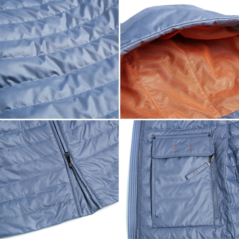 Miegofce-女性用フード付きジャケット,大きなポケット付きのファッショナブルな防風コート,長い綿のパーカー,2021年春と秋