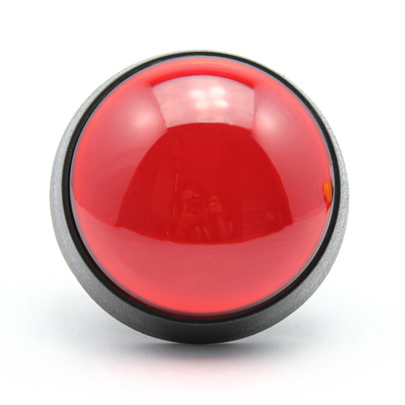 Cúpula de botón LED iluminada de 60mm y 12v con microinterruptor para máquinas de Arcade MAME, JAMMA, Mulitcade, 5 colores disponibles