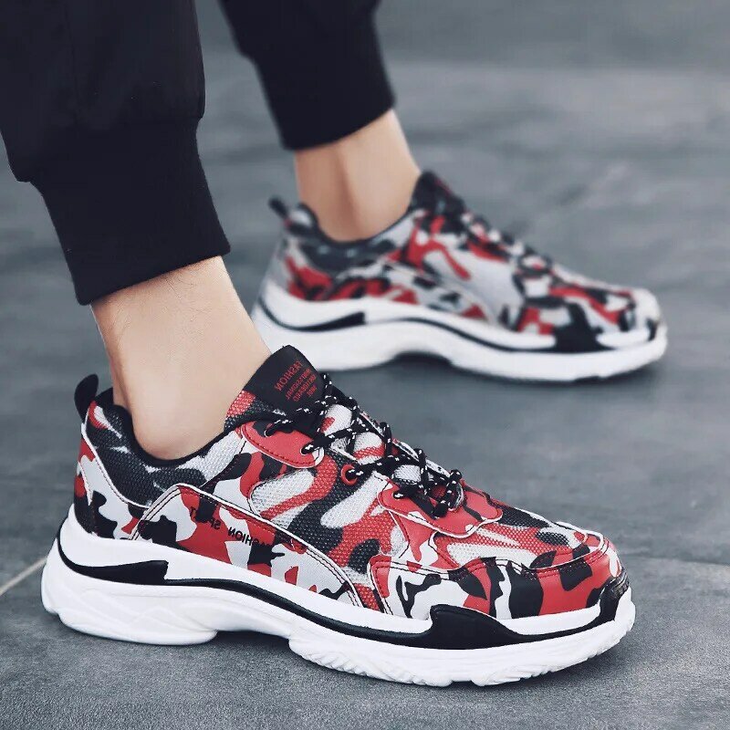 2019 New men's Casual sheos breathable fashion Footwear Shoes Male Designer Lace Up Flats sneakers tenis masculino C1-29