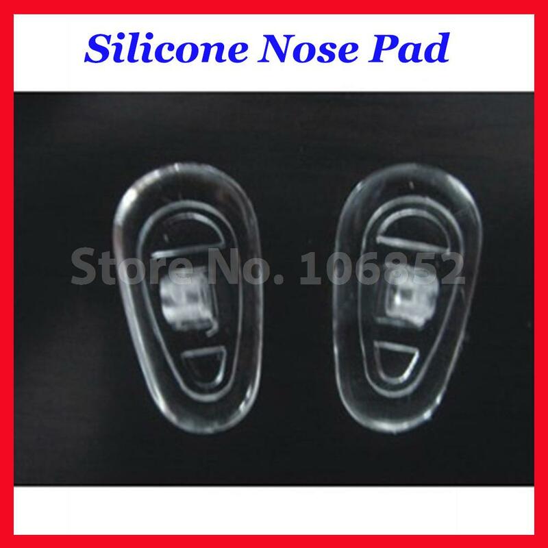 Almohadillas nasales de silicona para gafas, accesorio para anteojos, tamaño 11/12/13/14/15mm, tornillo de empuje opcional, envío gratis, 500 piezas = 250 pares