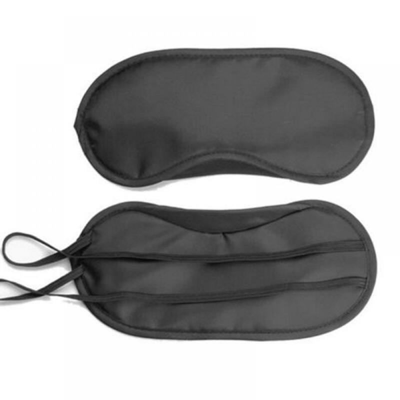Maschera per gli occhi ombretto copertura per pisolino ufficio di viaggio riposo per dormire copertura per aiuti benda sull'occhio accessori da viaggio trasporto di goccia