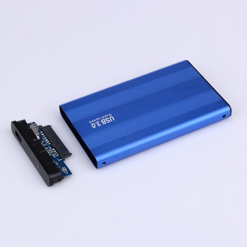 Caja de la unidad de disco duro Sata a USB, de alta velocidad, 2,5 pulgadas, USB 3,0, carcasa de disco duro externo, caja de aluminio HDD