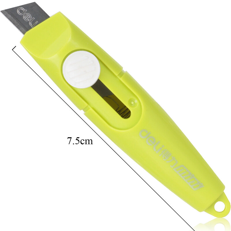 1pc portátil kawaii mini utilitário faca cortador de papel para caixa de papel abridor de carta do miúdo ferramentas caseiras seguro artigos de papelaria retrátil