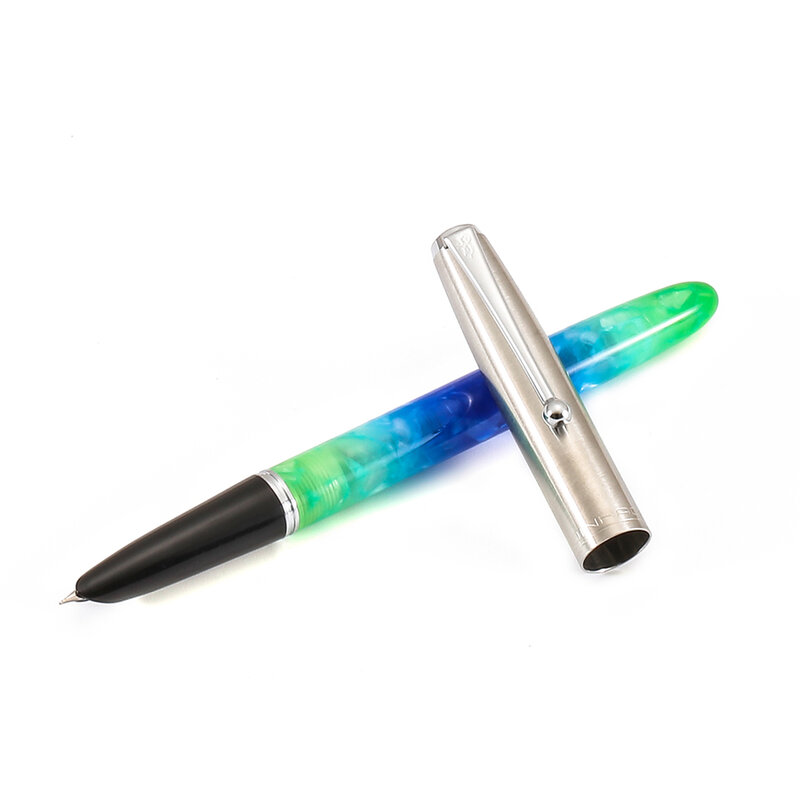 Fantasia cristal acrílico caneta 0.38mm fino nib escrita caligrafia canetas jinhao artigos de papelaria escritório material escolar a6462