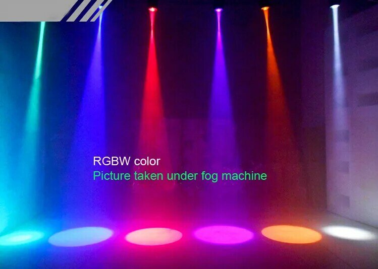 Aobo-iluminação colorida rgb led, 3w, pontos de iluminação, palco, discoteca, dj, show, feixe de iluminação, efeito