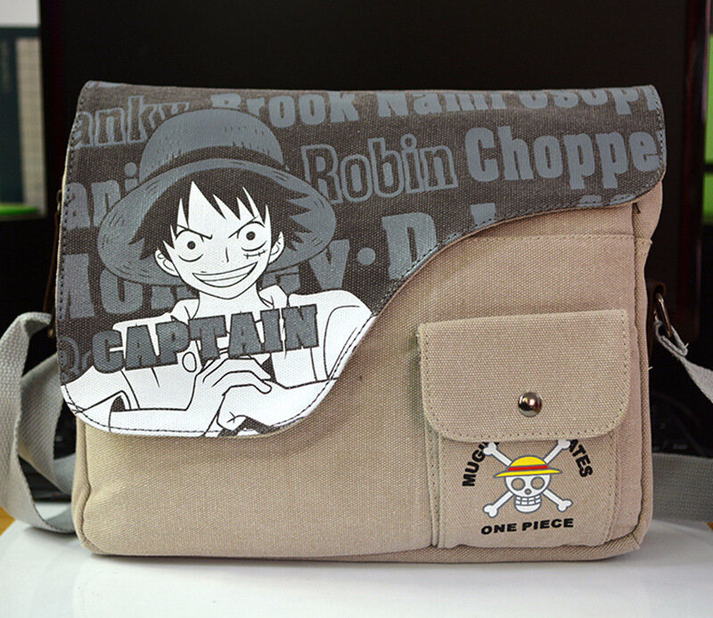 Anime Leinwand Tasche Schwert Art Online Totoro Angriff auf Titan EIN STÜCK Schwarz Butler GINTAMA Cosplay Schulter Messenger Schule Tasche