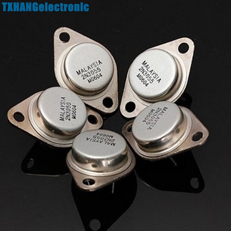 Transistor de potência de áudio npn amp, 2 peças extra 3055 para-3 15a/60v, novo, boa qualidade