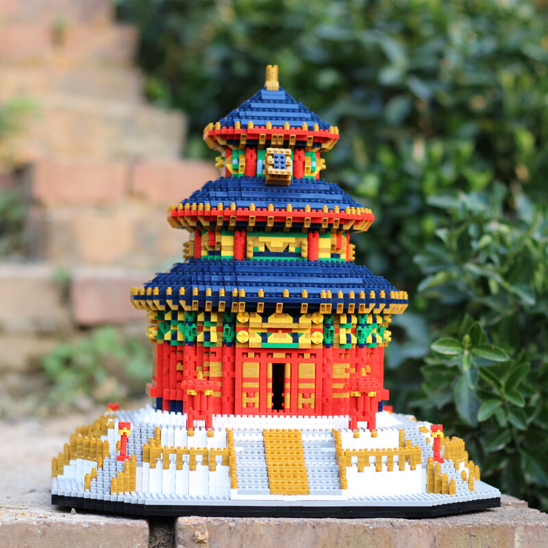 Heißer YZ Blöcke Mini Architektur modell Taj Mahal gebäude Ziegel Burg Educational Kinder Spielzeug für Kinder Eiffelturm Sammlung
