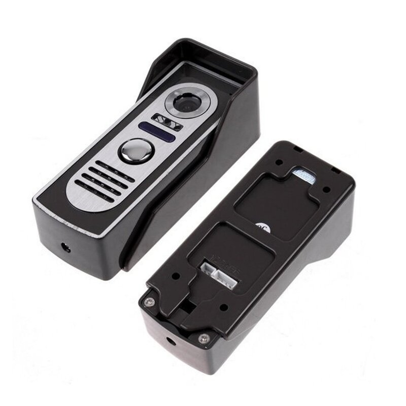 Sysd 7-Zoll-Gegensprechanlage Sicherheits schutz Kabel gebundene Video-Tür sprechanlage für Heim kamera mit entsperren Infrarot-Nachtsicht