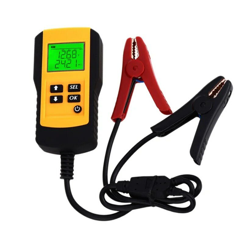 12V LCD Digital Car Battery Analyzer AE300 Vehicle Battery Voltage ohm Tester Diagnostic Tool