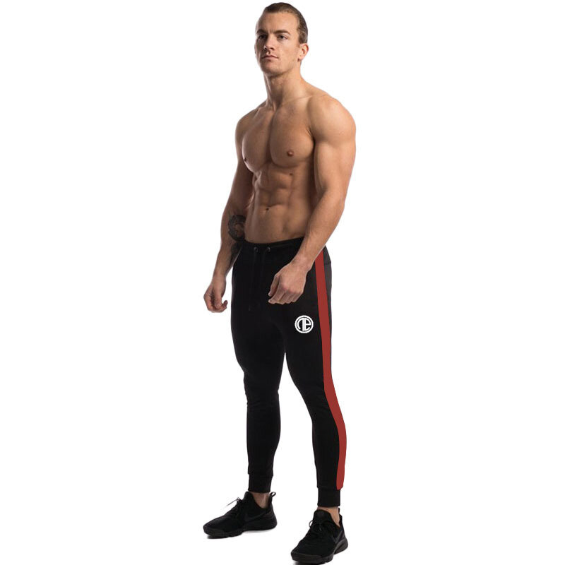 Joggers calças dos homens inverno outono ginásio roupas de corrida dos homens do esporte da aptidão leggings de cintura alta sweatpants treinamento masculino calças pista