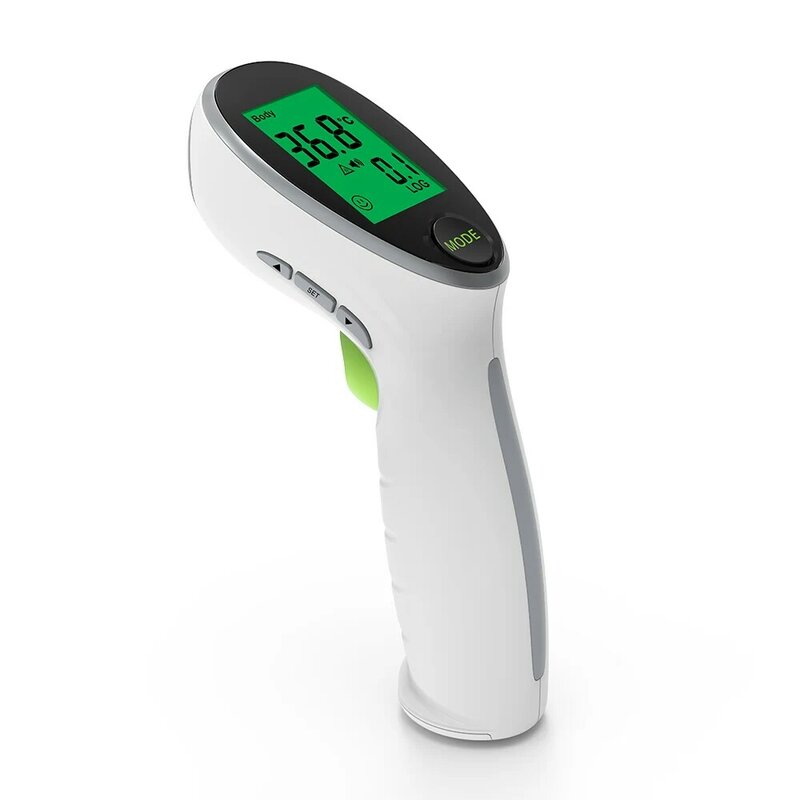 BOXYM 디지털 적외선 온도계 휴대용 Termometro 비 접촉 레이저 몸 발열 온도 아기 & 성인을위한