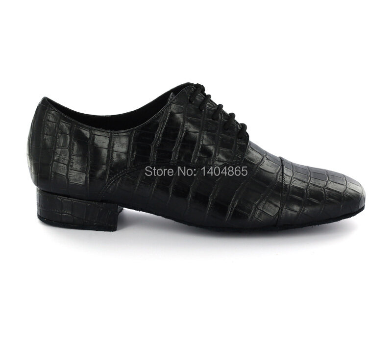 KEEWOODANCE  REAL Black Cow Leather ballroom dance shoes mens dance shoes zapatos de mujer