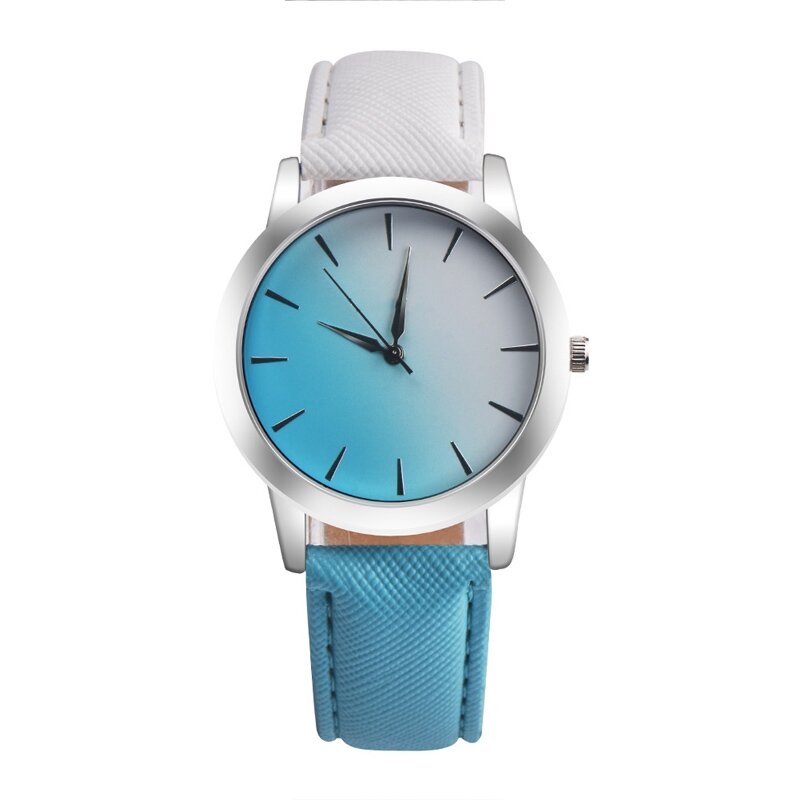 女性の腕時計クォーツ腕時計ウォッチバンド女性ローブバヤンのブレスレット女性の虹デザインの腕時計