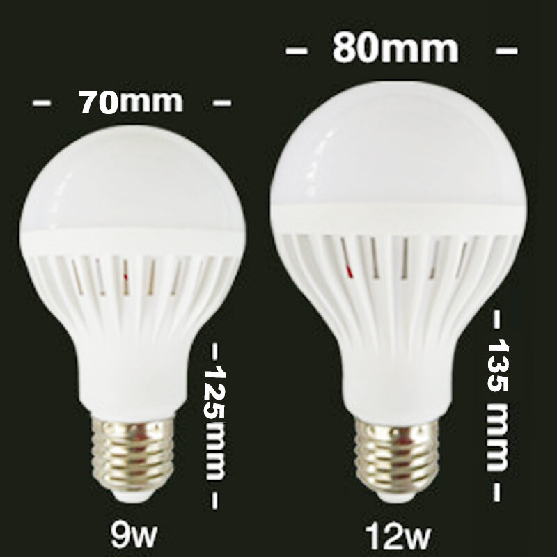 2 stks/partij E27 220V 12W LED Lamp 5730 SMD LED Lamp E14 e12 Leds Lamp Bombillas Gloeilamp lampada Ampul Verlichting 110V Warm Wit