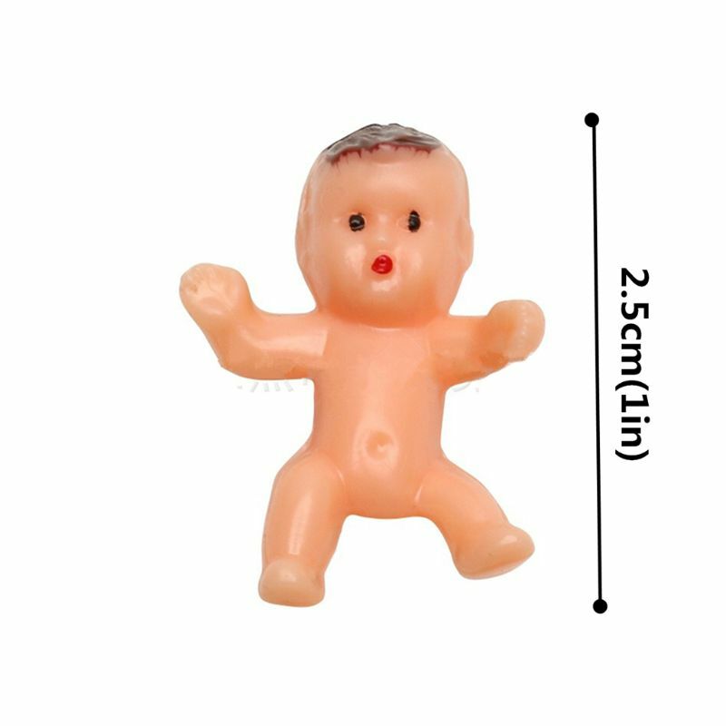 100 قطعة 1 بوصة صغيرة البلاستيك الطفل لصالح لوازم استحمام الطفل و آيس كيوب لعبة JUN-24
