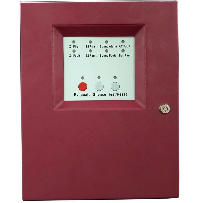 Pannello Slave a 2 zone MINI pannello di controllo allarme antincendio Controller antincendio Host di sicurezza convenzionale per sistema di allarme