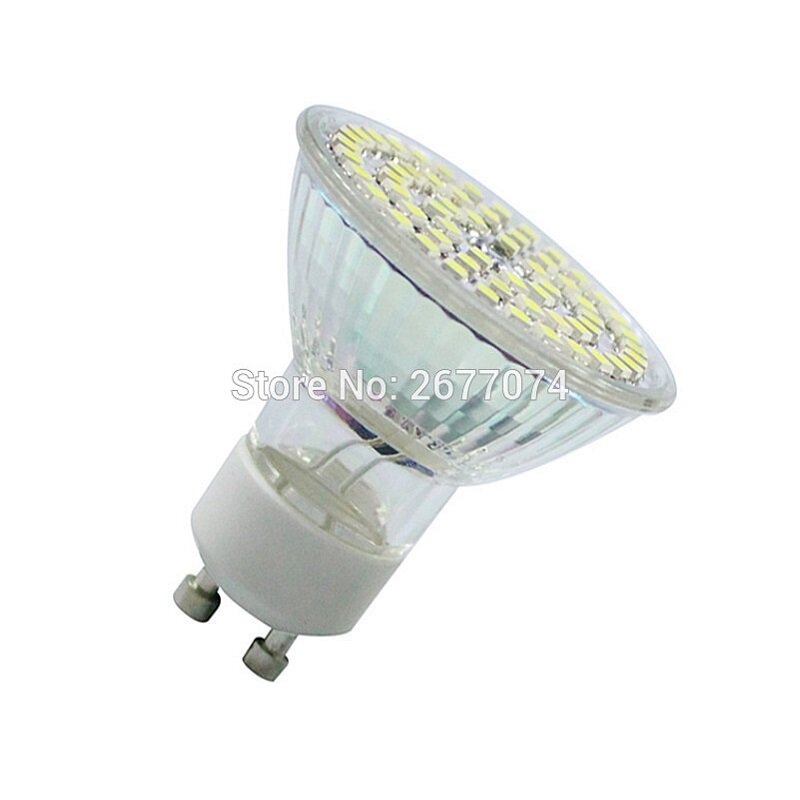 E14 GU10 E27 60 diody led 3528 3w LED ciepły biały 300LM AC220V ciepły biały biała dekoracyjna reflektory led 1 sztuk JTFL153-1