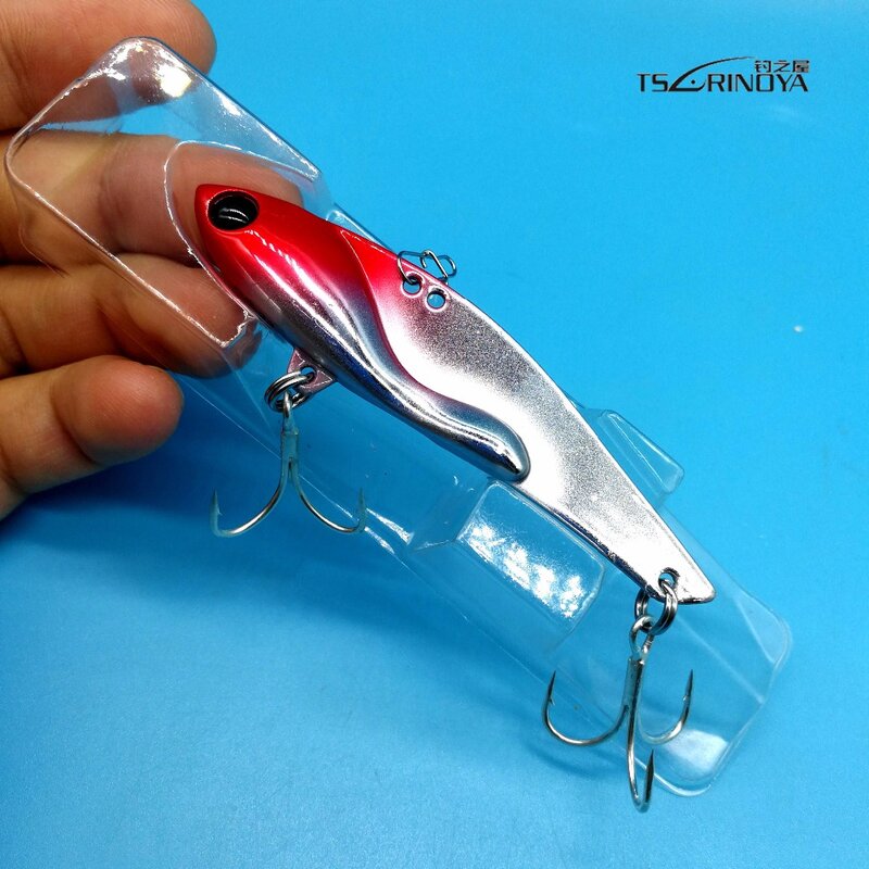 TSURINOYA 5 pz/lotto pesca VIB esca in metallo 23g/75mm 13 colori Vibe Lurre mare/acqua dolce richiamo duro attrezzatura da pesca