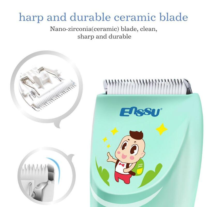 Anssu-ماكينة قص الشعر الاحترافية للأطفال والرضع ، ماكينة قص الشعر الكهربائية مع USB ، ماكينة قص الشعر للأطفال والرضع