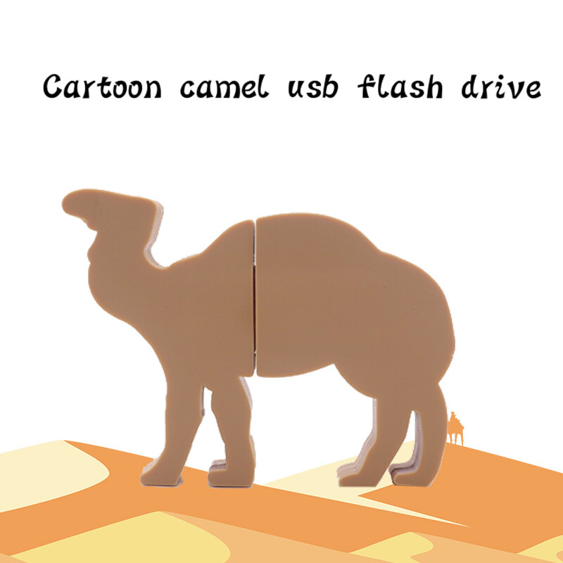 USB flash pendrvie cute cartoon camel pen drive 4GB 8GB 16GB 32GB 64GB 128GB memory stick  pendrive creative  usb flash drive