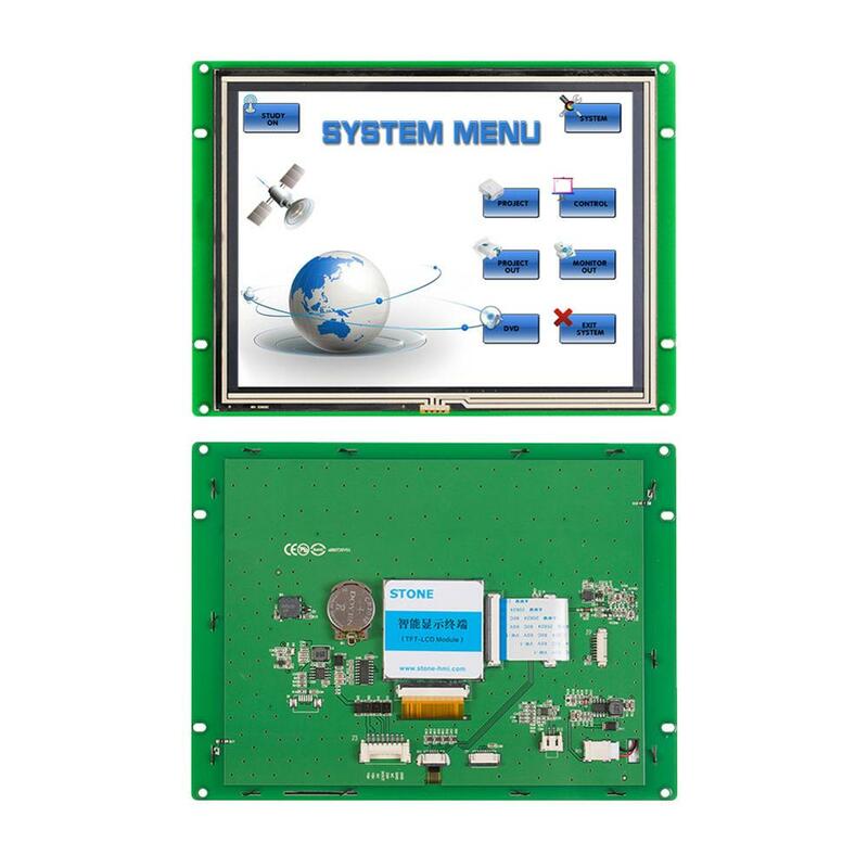 Módulo TFT de 8 pulgadas con controlador + pantalla táctil + Software para Arduino/ PIC/ ARM/cualquier microcontrolador