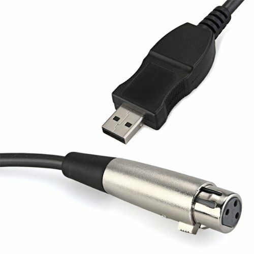 Prezzo all'ingrosso USB maschio a 3 Pin XLR femmina microfono MIC Studio cavo di collegamento Audio