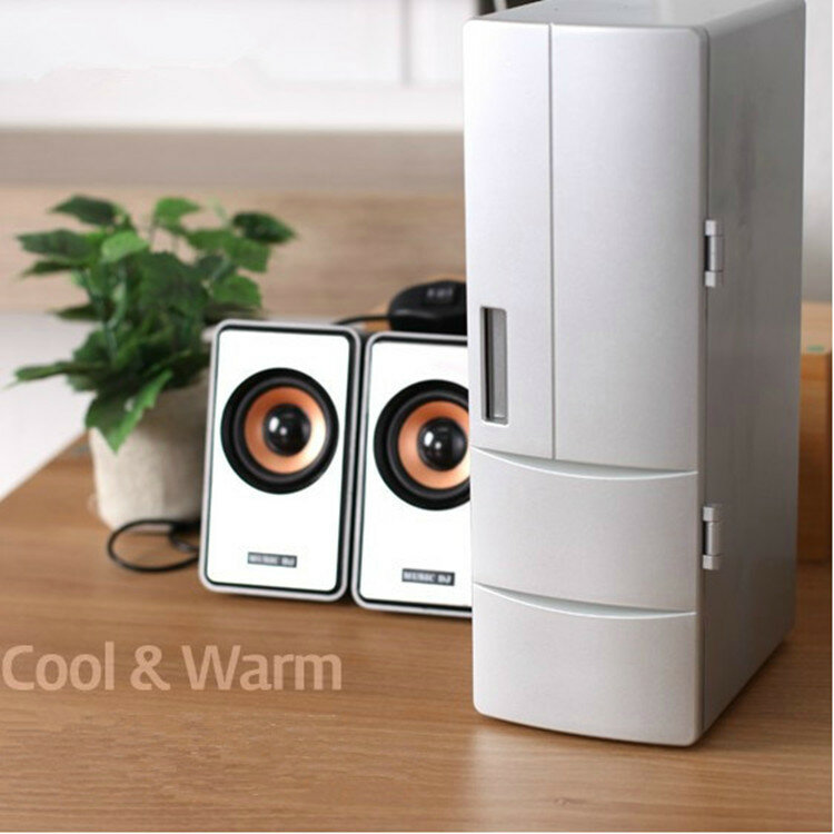Mini refrigeradores USB, refrigeración fría y caliente, calefacción, 5V, refrigerador pequeño, armario de cosméticos, 2.5L, portátil