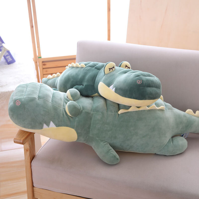 Criativo macio broto bonito crocodilo boneca brinquedos de pelúcia