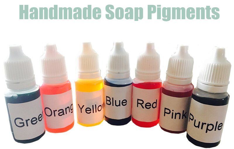 مجموعة أدوات صابون يدوي ، اصنعها بنفسك ، 7 ألوان ، صابون يدوي الصنع ، أصباغ خاصة
