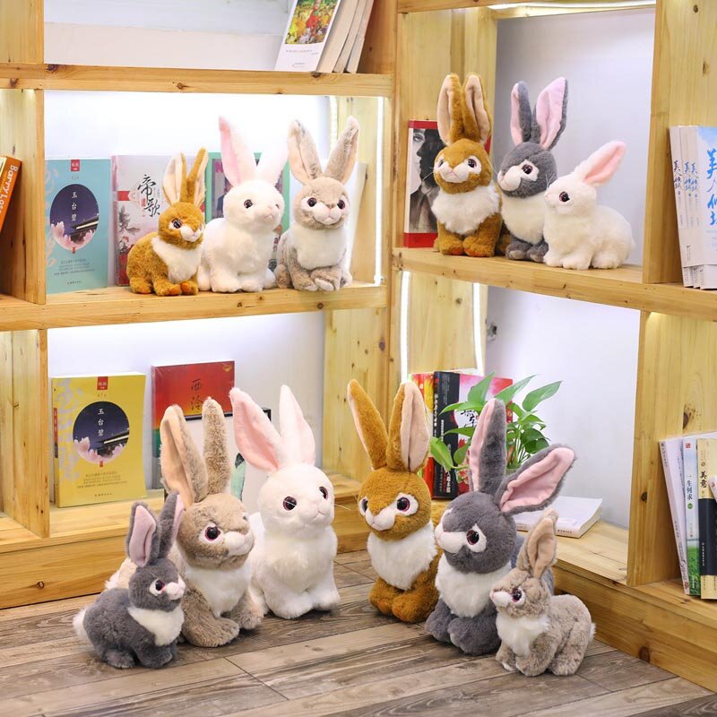 Conejo pequeño encantador, conejo blanco, actividades de boda, regalos para niños, juguetes de peluche