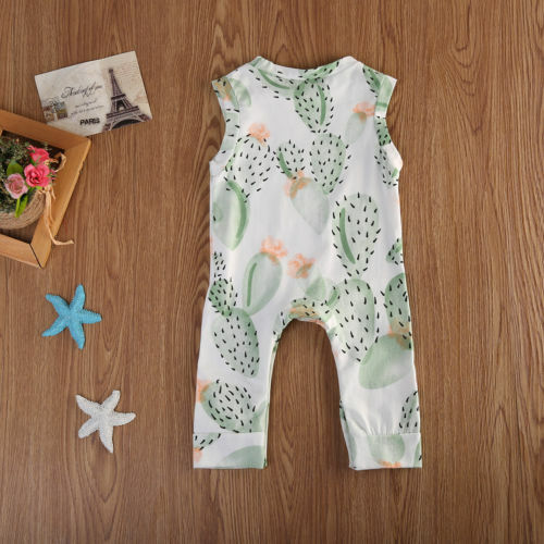 Neugeborenen Kleinkind Baby Cartoon Kaktus Jungen Mädchen Body Overall Outfits Kleidung
