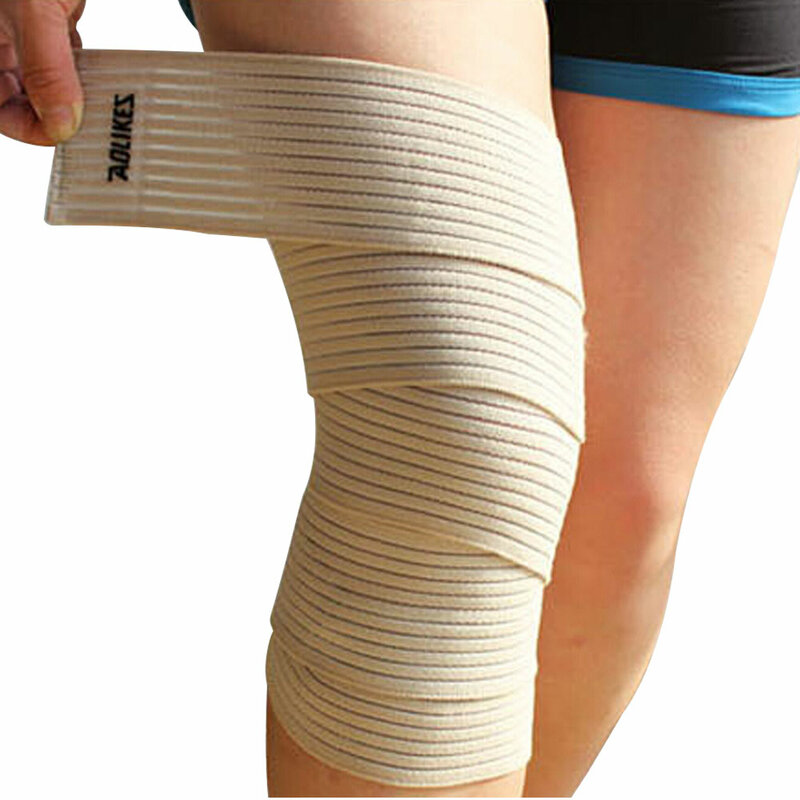 Esporte elástico bandagem fita esporte joelho suporte cinta knee pad kinesiology protetor para joelheira tornozelo perna envoltório de pulso 90*7.5cm